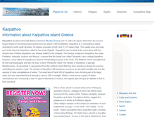 Tablet Screenshot of karpathos.org.uk